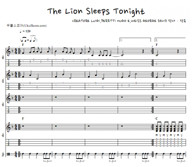 The lion sleeps tonight 총보.png